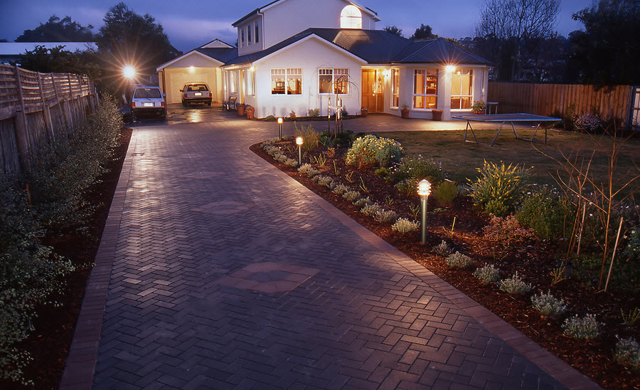 Block Paving Driveways Wolverhampton by Driveways West Midlands at Night